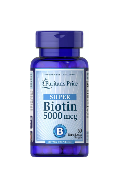 Puritan's Pride Biotin 5000 mcg  60 Softgels